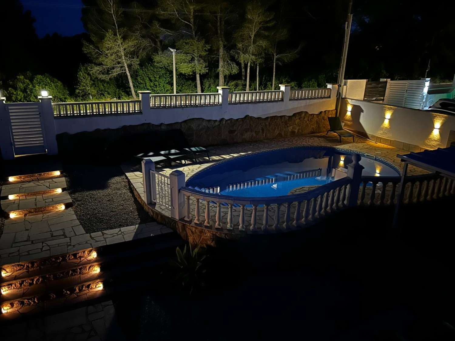 Villa con piscina privada en Las Tres Calas