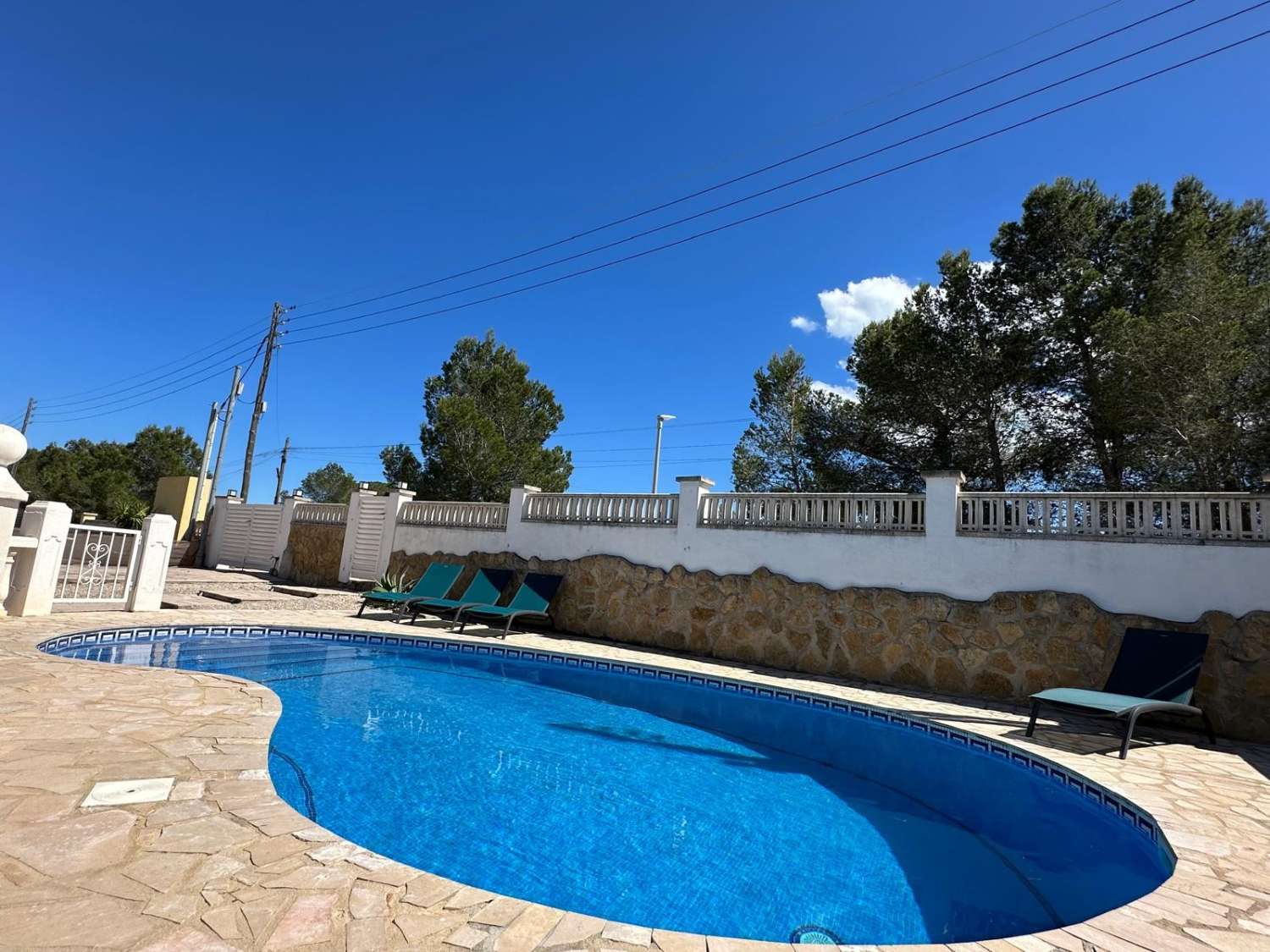 Villa con piscina privada en Las Tres Calas