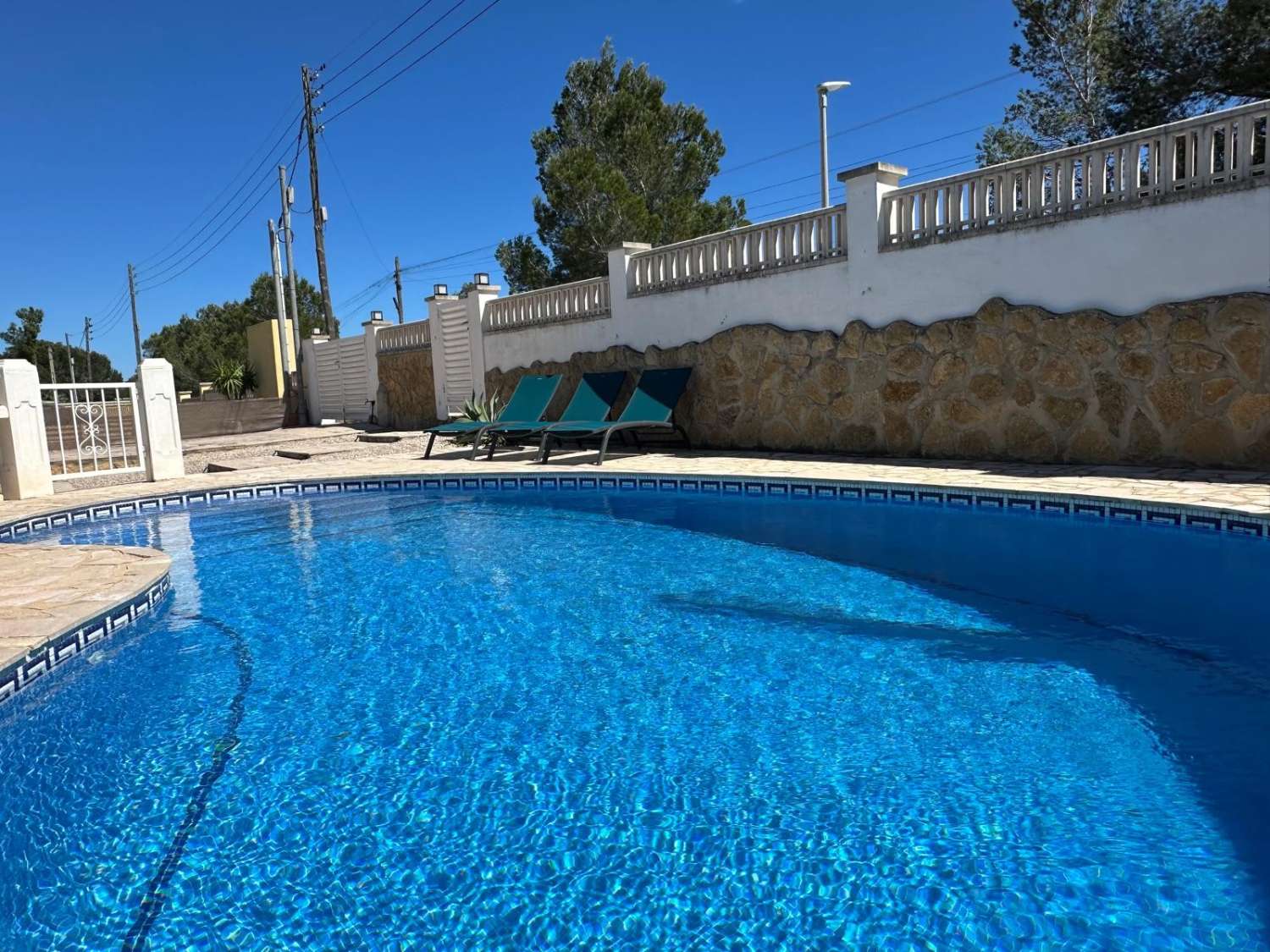 Villa con piscina privada en Las Tres Calas