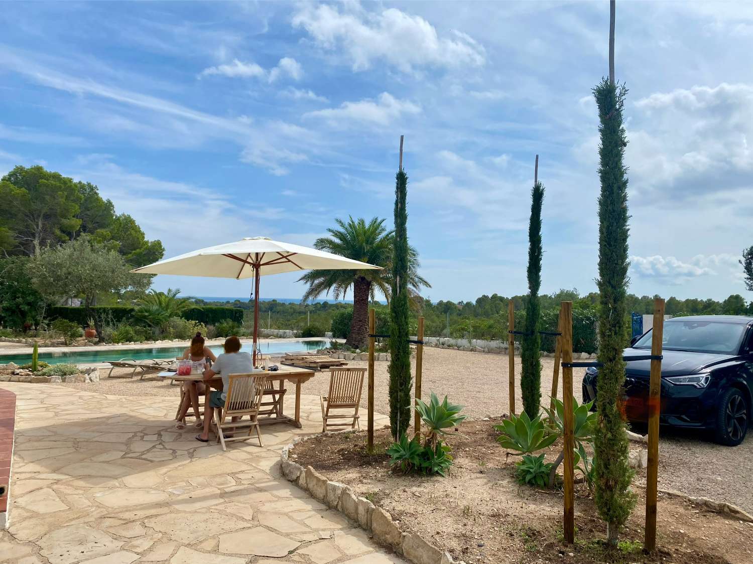 Preciosa casa amb magnífica piscina de miralls a Les Tres Cales