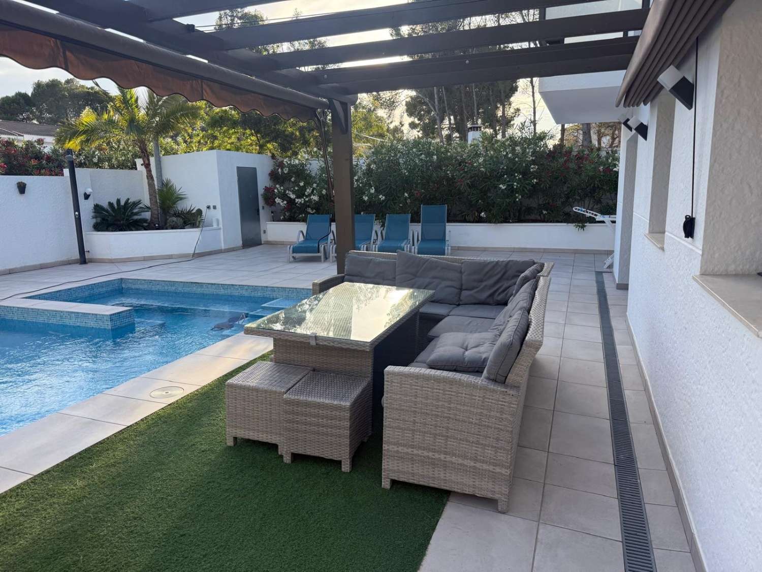 Charming modern villa with pool in Las Tres Calas