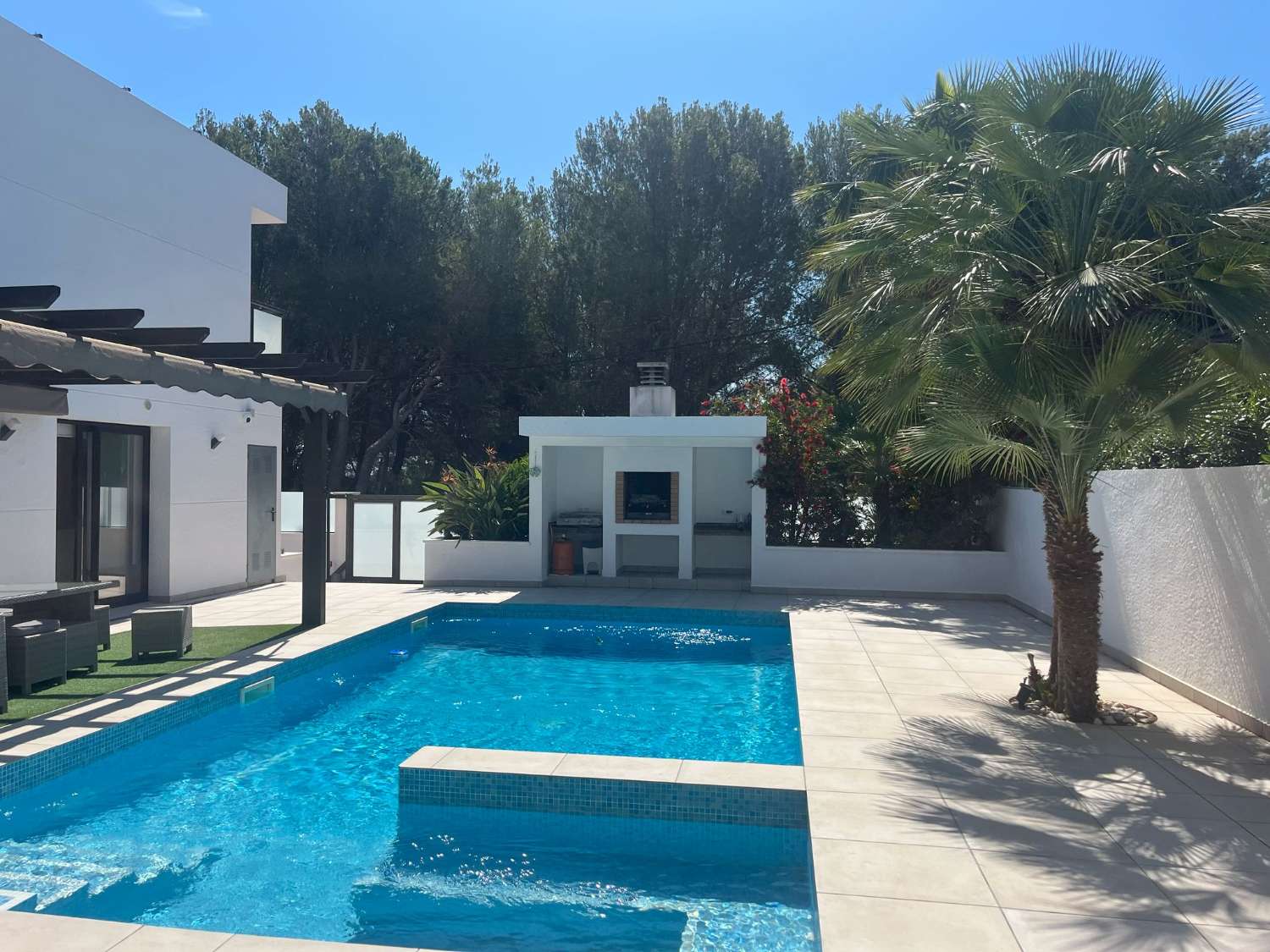 Charming modern villa with pool in Las Tres Calas