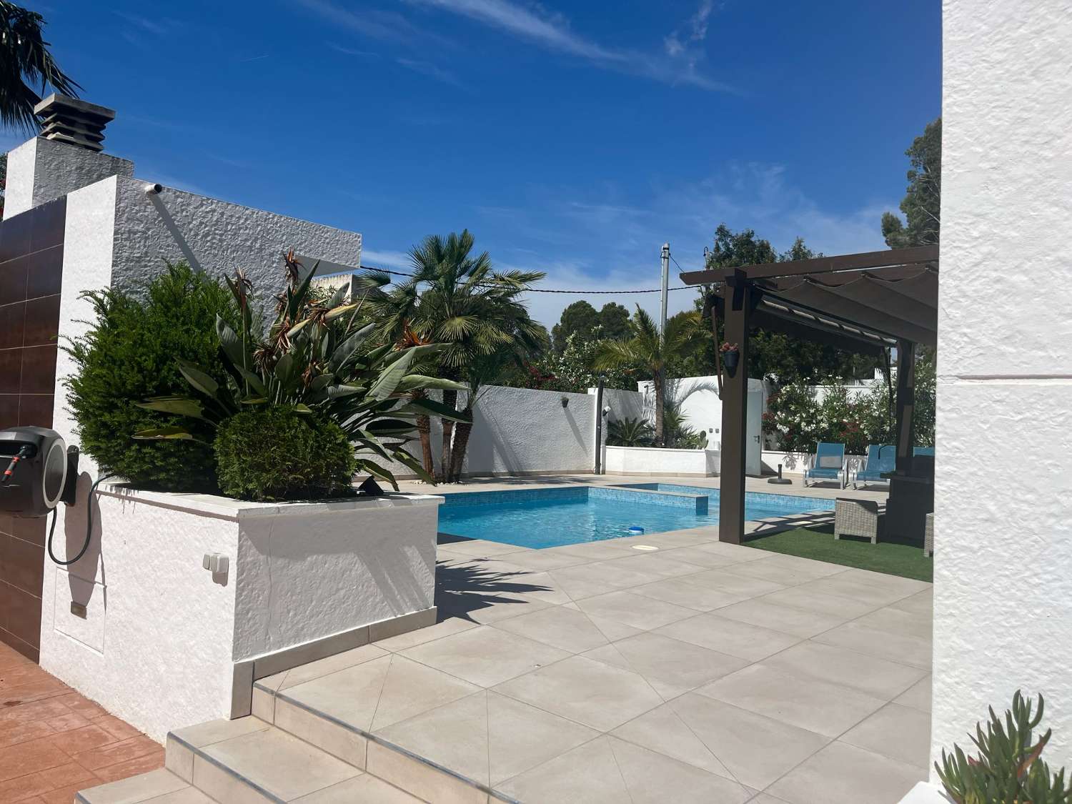 Charming modern villa with pool in Las Tres Calas