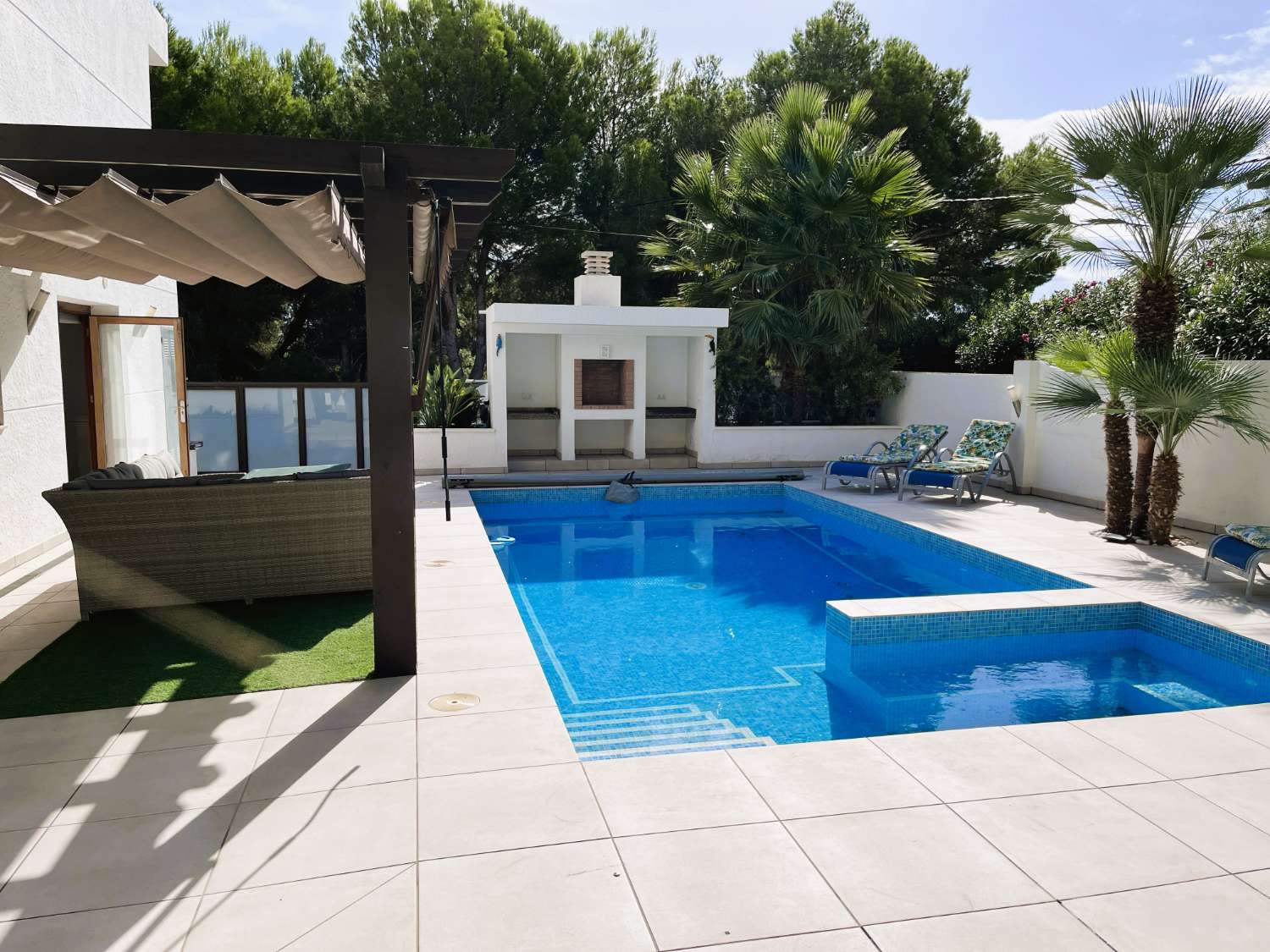 Charming modern villa with pool in Las Tres Calas