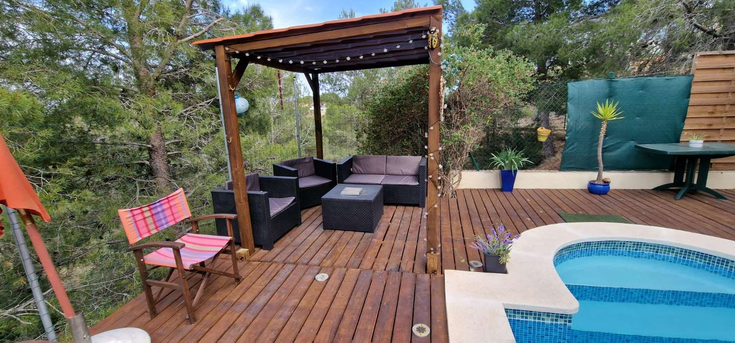 26 Muntanya - Casa independiente con impresionantes vistas a la montaña y al mar en Planes Del Rey!