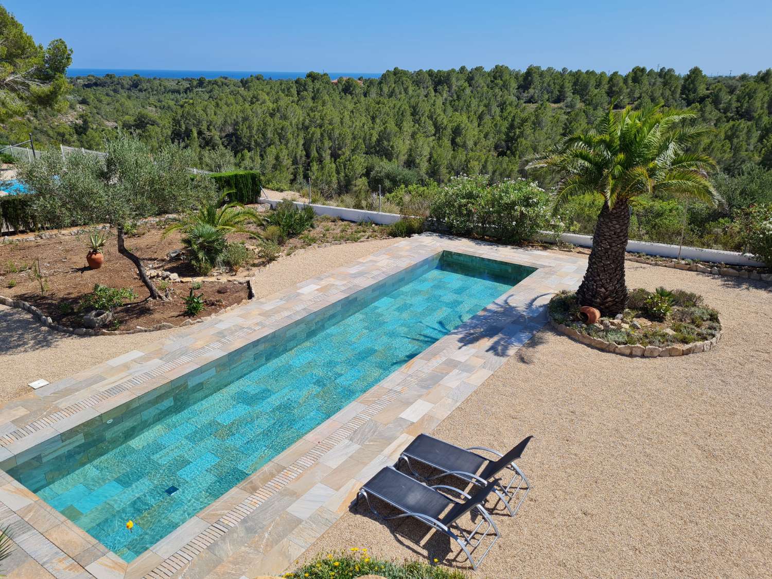 Preciosa casa con magnífica piscina espejo en Las Tres Calas