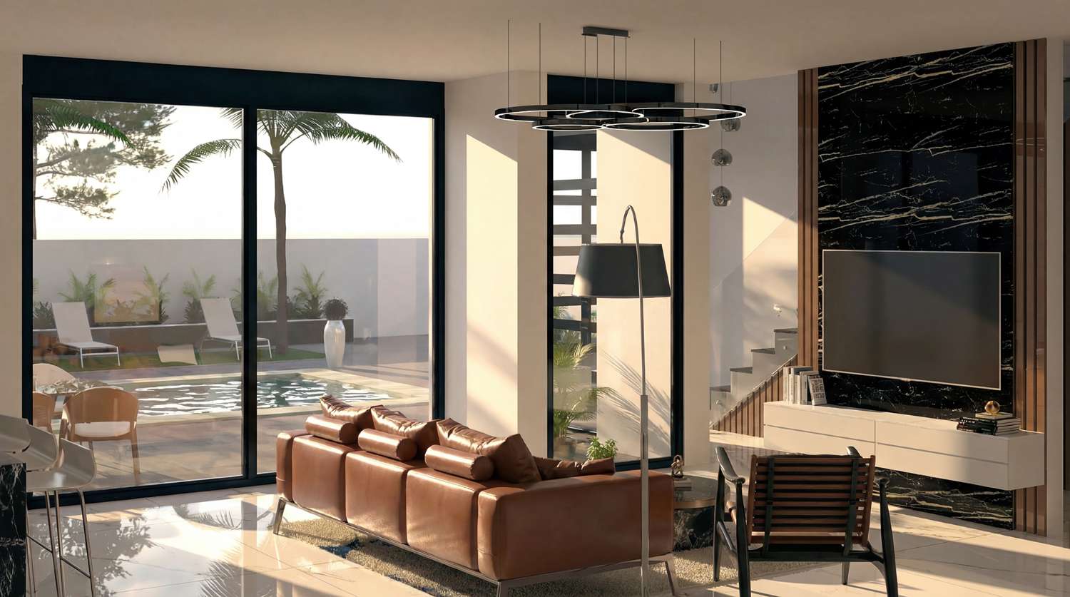 Casa moderna en construcción en L'Ametlla de Mar