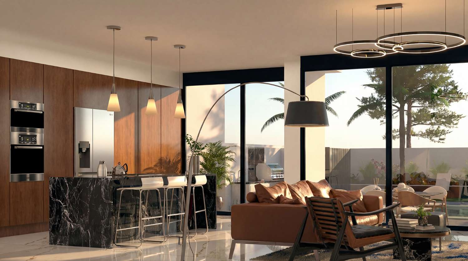 Casa moderna en construcción en L'Ametlla de Mar