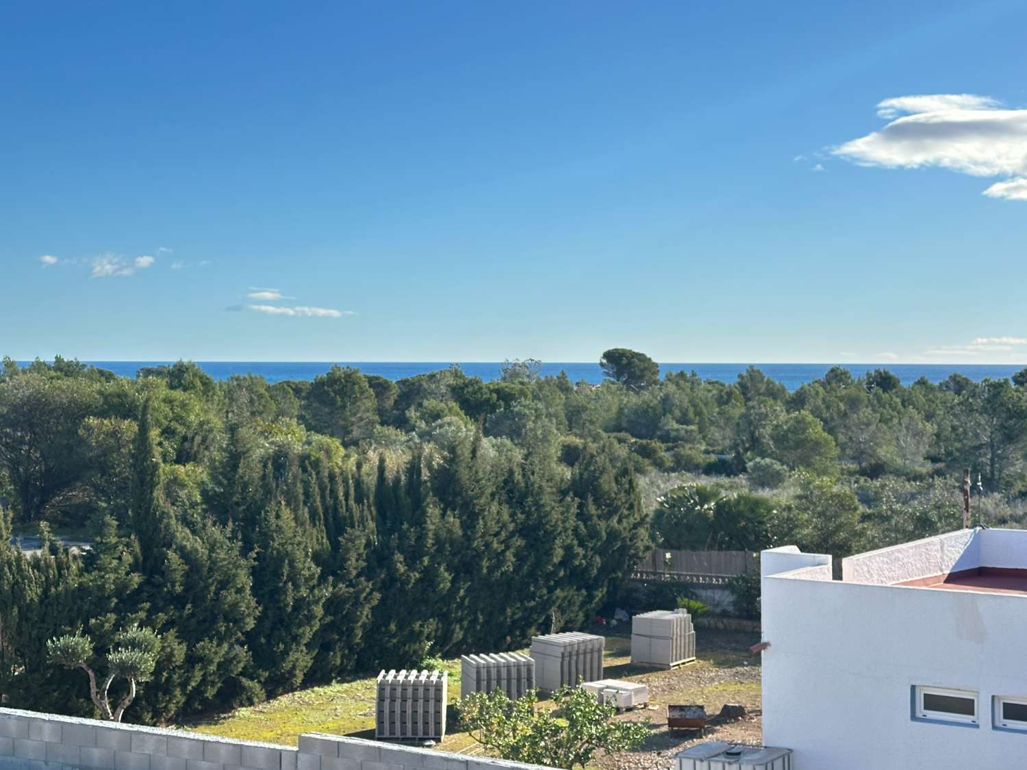 Casa moderna en construcción en L'Ametlla de Mar