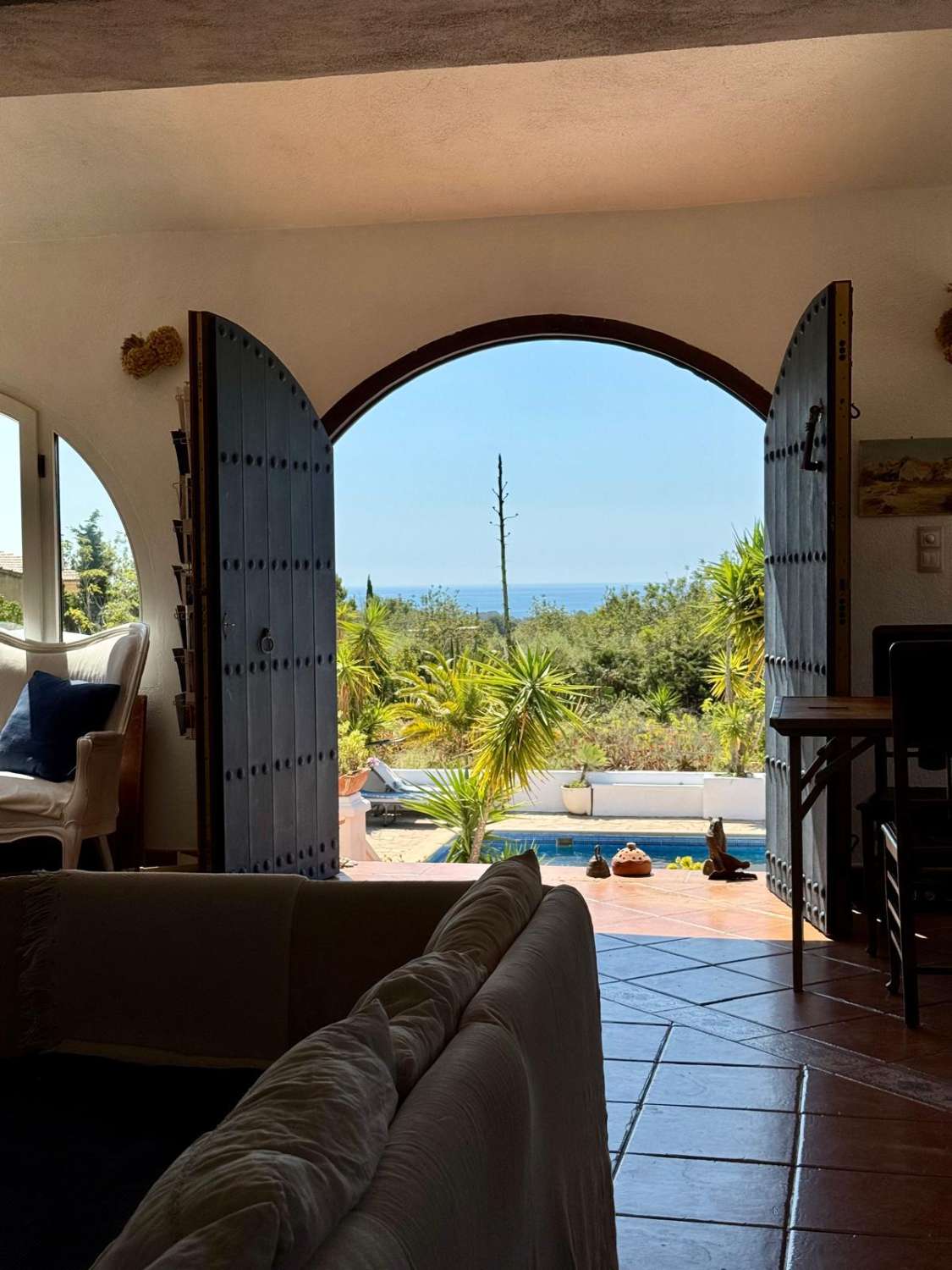 Finca con encanto, vistas al mar, licencia turística, piscina y alojamientos independientes en L'Ametlla de Mar
