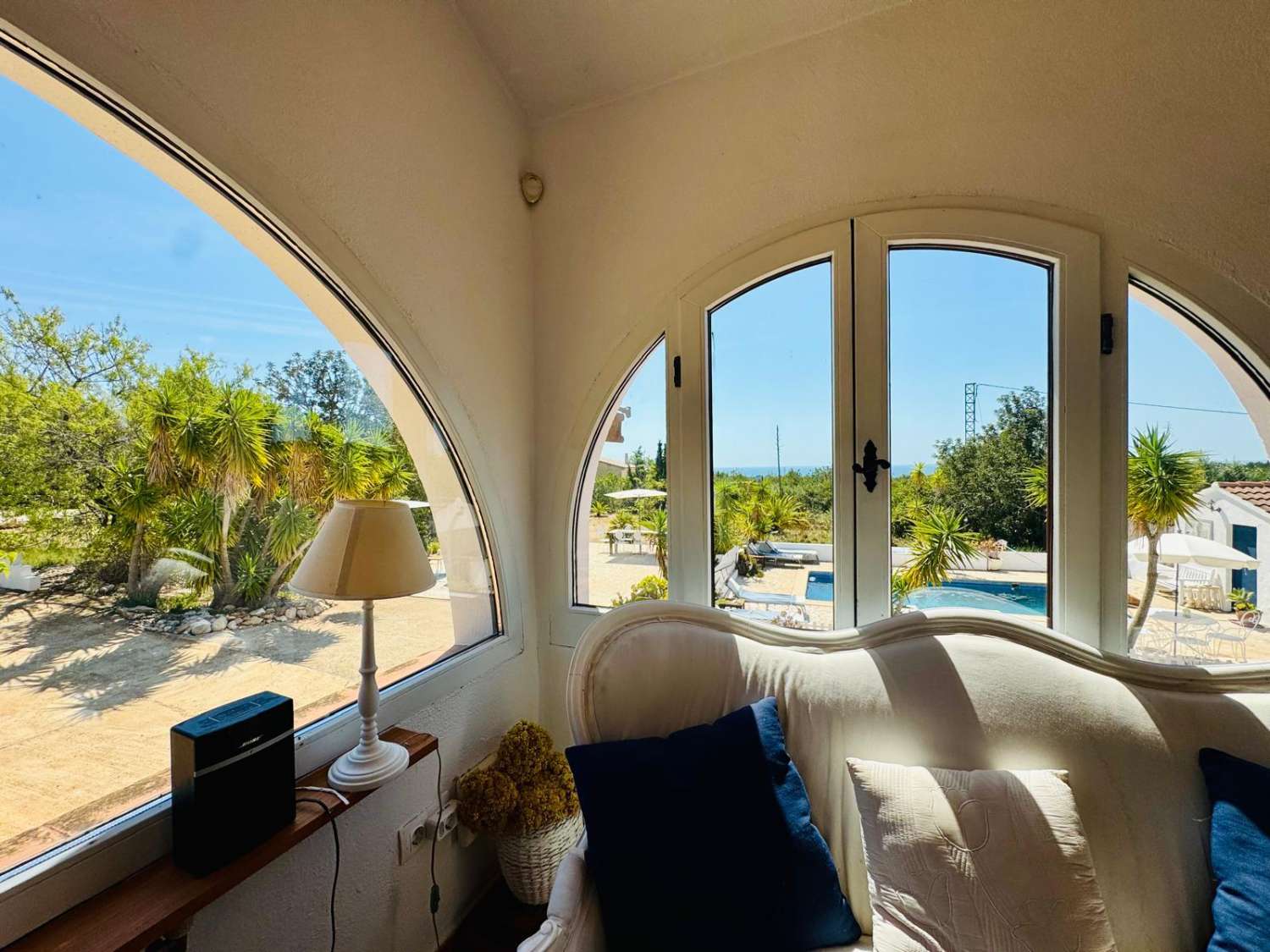 Finca con encanto, vistas al mar, licencia turística, piscina y alojamientos independientes en L'Ametlla de Mar